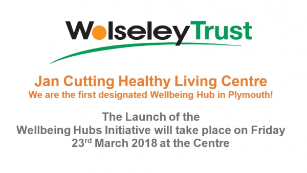 The Jan Cutting Healthy Living Centre is the first designated Wellbeing Hub in Plymouth!